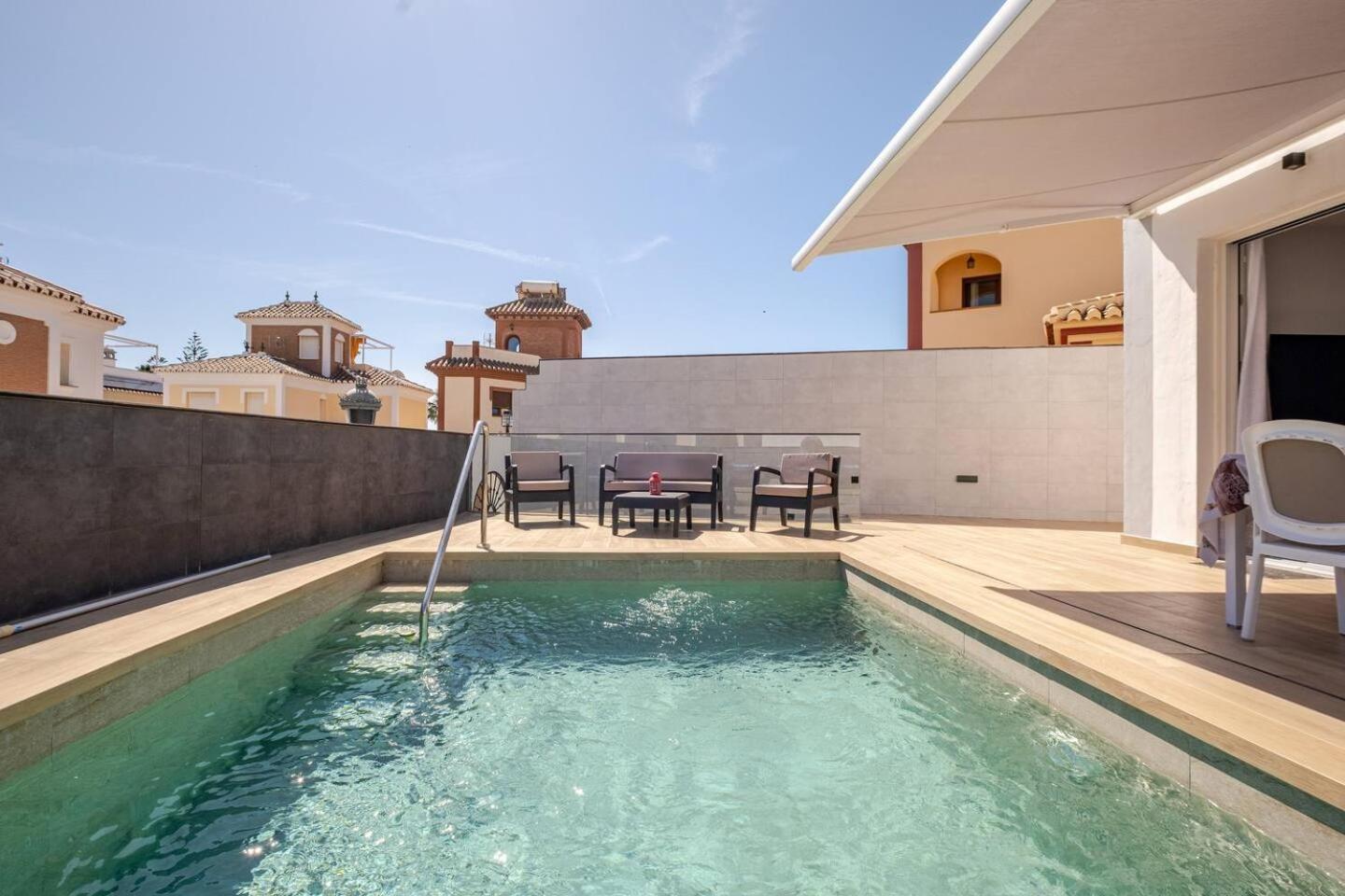 Villa Antonia Mar - Private & Heated Pool - Punta Lara 内尔哈 外观 照片